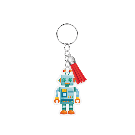 Acryl sleutelhanger - Robot