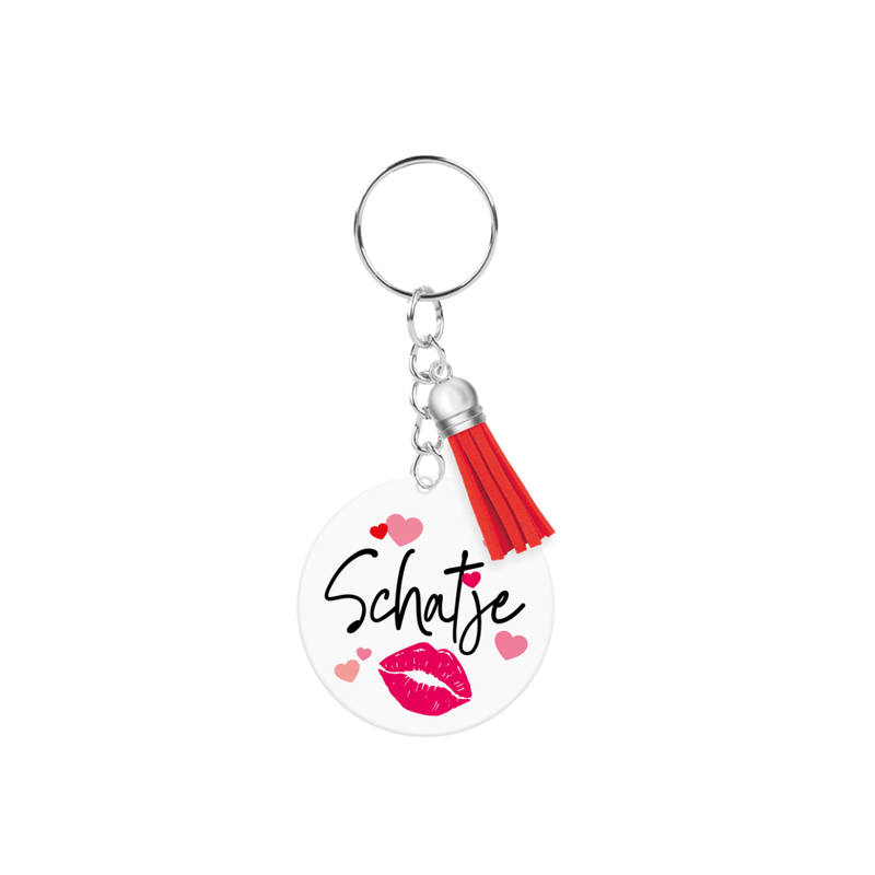 Acryl sleutelhanger - Schatje