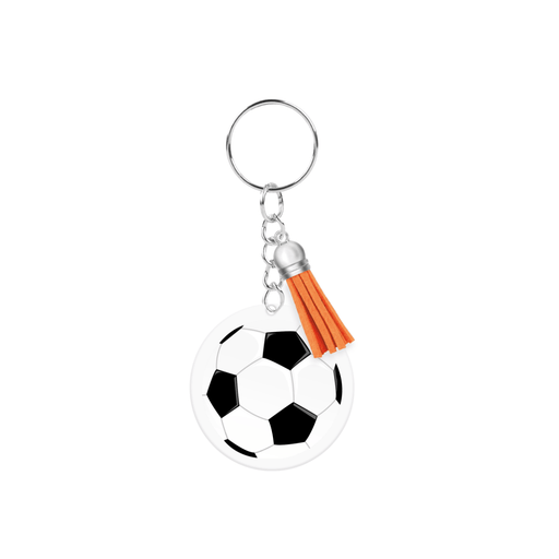 Acryl sleutelhanger - Voetbal