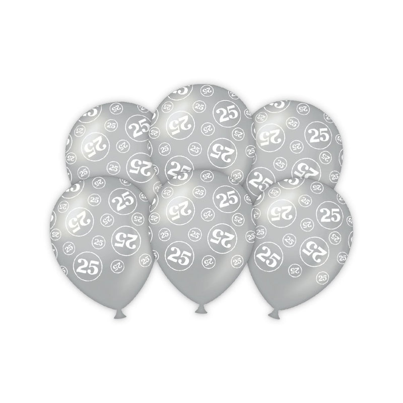 Ballonnen - 25 zilver