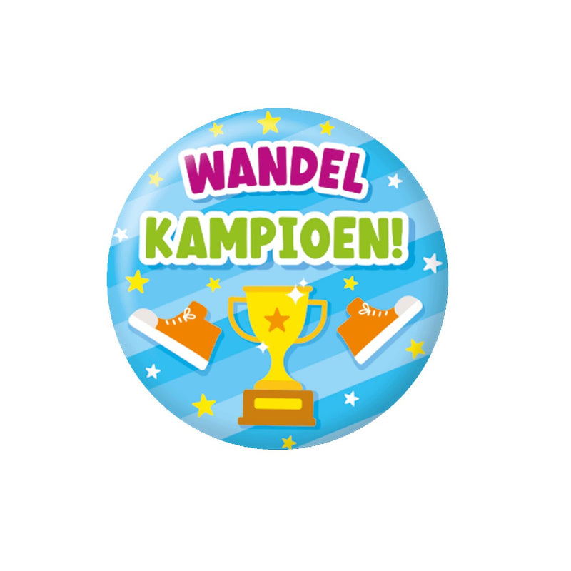 Button klein - Wandelkampioen