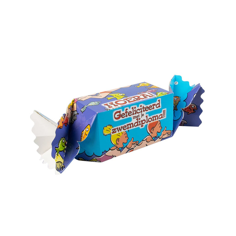Cadeau- en snoepverpakking Feest - Zwemdiploma
