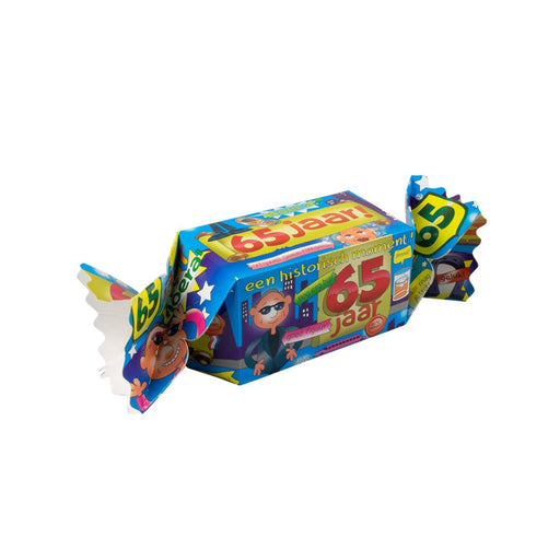 Cadeau- en snoepverpakking Fun - 65 jaar