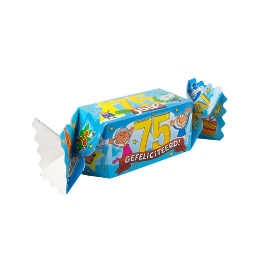 Cadeau- en snoepverpakking Fun - 75 jaar