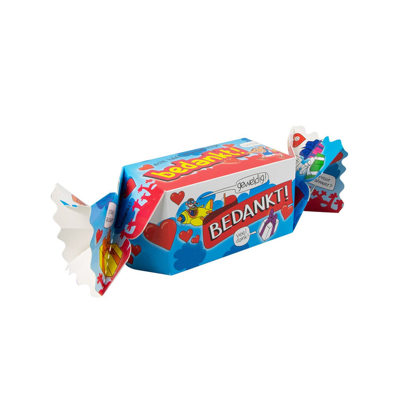 Cadeau- en snoepverpakking Fun - Geweldig bedankt
