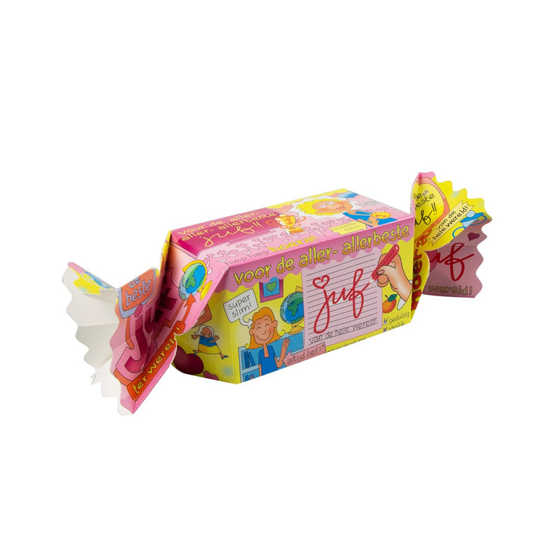 Cadeau- en snoepverpakking Fun - Juf