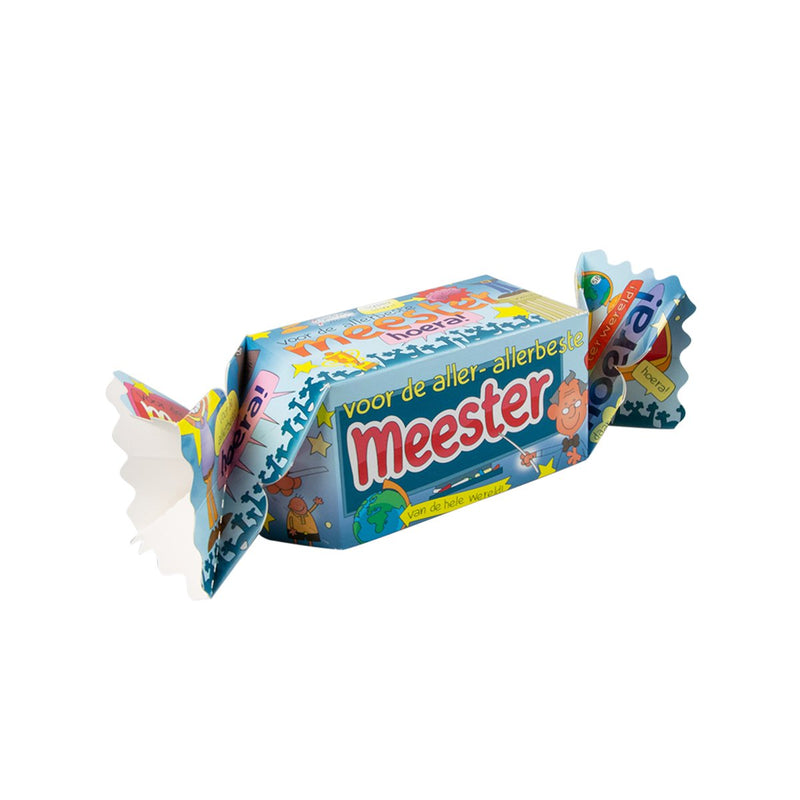 Cadeau- en snoepverpakking Fun - Meester