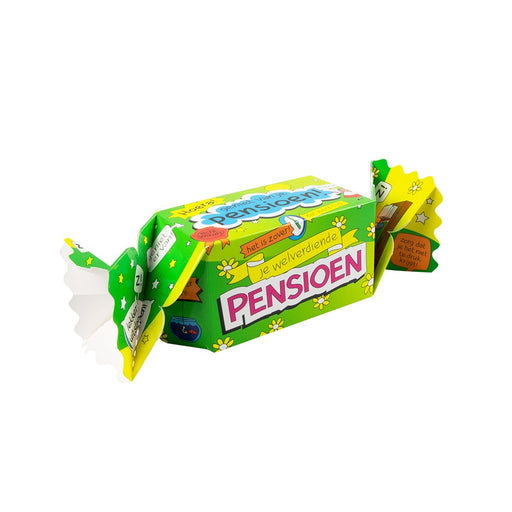 Cadeau- en snoepverpakking Fun - Pensioen