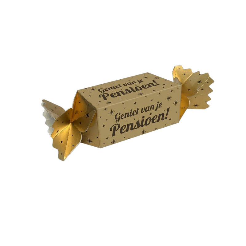 Cadeau- en snoepverpakking Special - Pensioen goud
