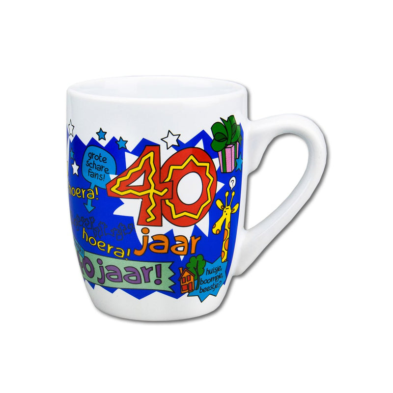 Cartoonmok - 40 jaar man
