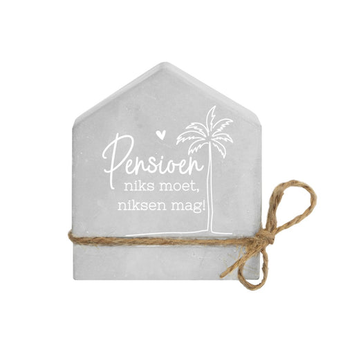 Cement huisje - Pensioen