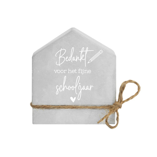 Cement huisje - Schooljaar