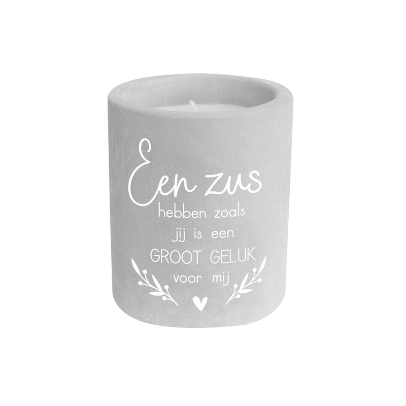 Cement kaars - Zus