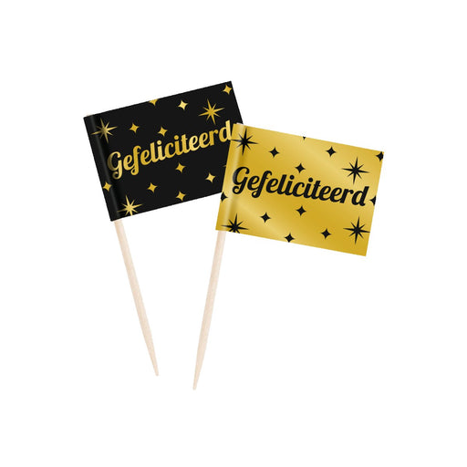 Classy cocktailprikkers - Gefeliciteerd