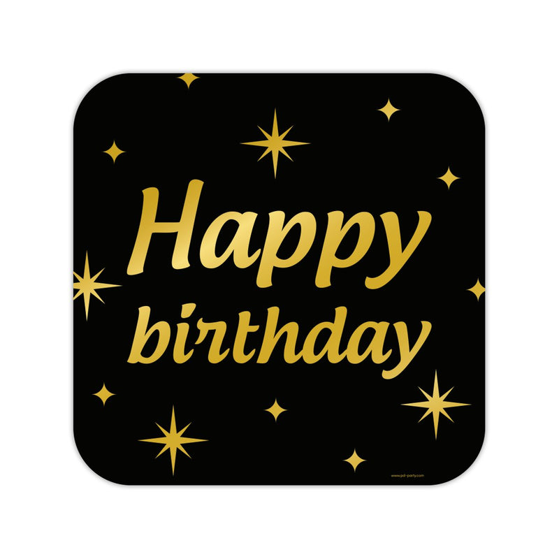 Classy decoratiebord - Happy birthday