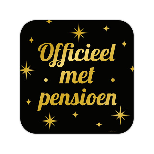 Classy decoratiebord - Pensioen