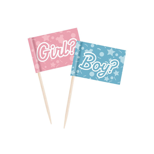 Cocktailprikkers - Gender reveal