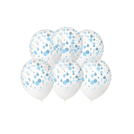 Confettiballonnen - Baby blauw