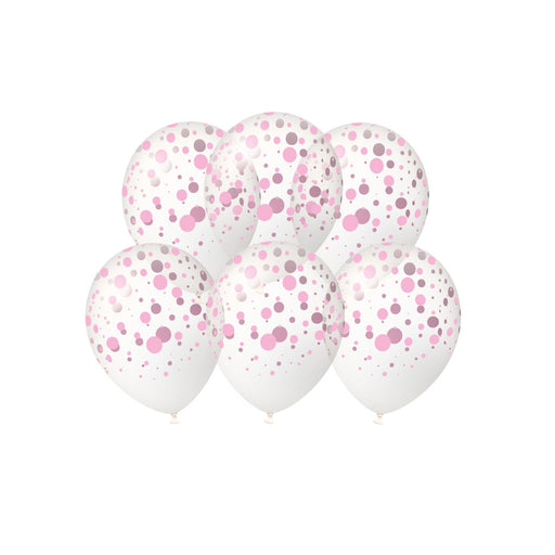 Confettiballonnen - Baby roze