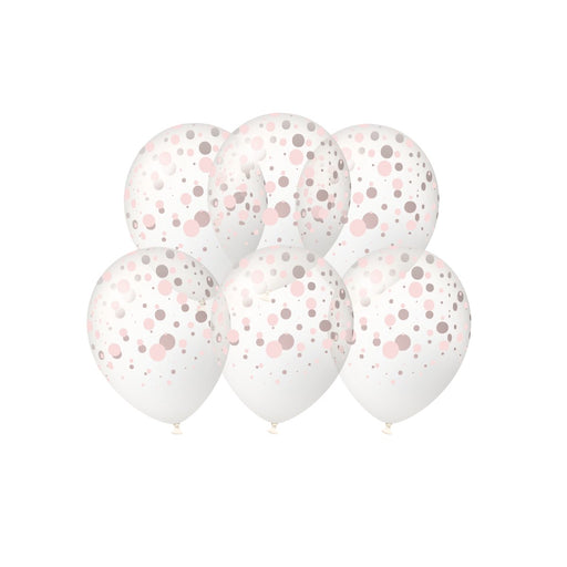 Confettiballonnen - roségoud