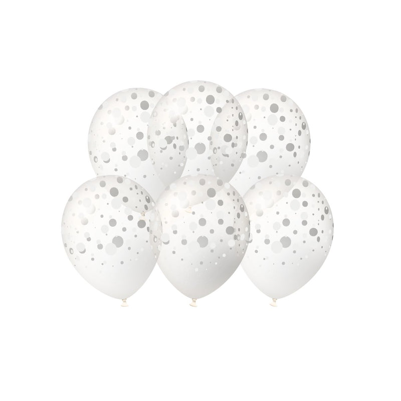 Confettiballonnen - zilver
