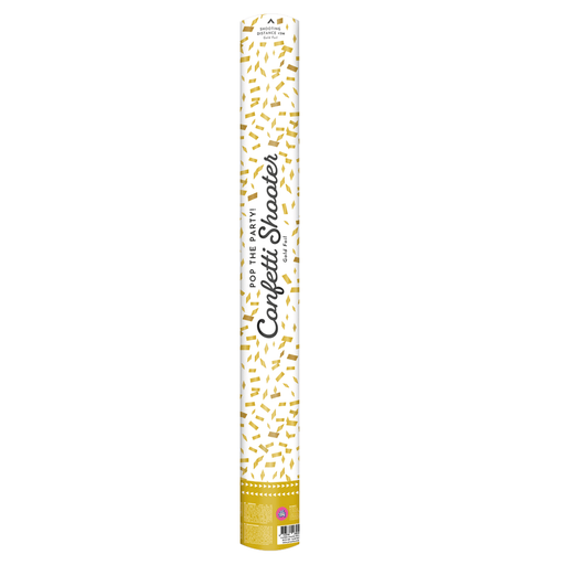 Confettikanon 60 cm - goud foil