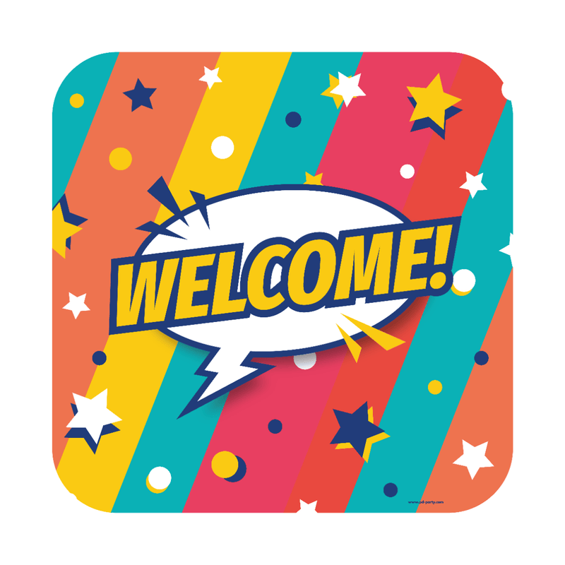 Decoratiebord - Welcome