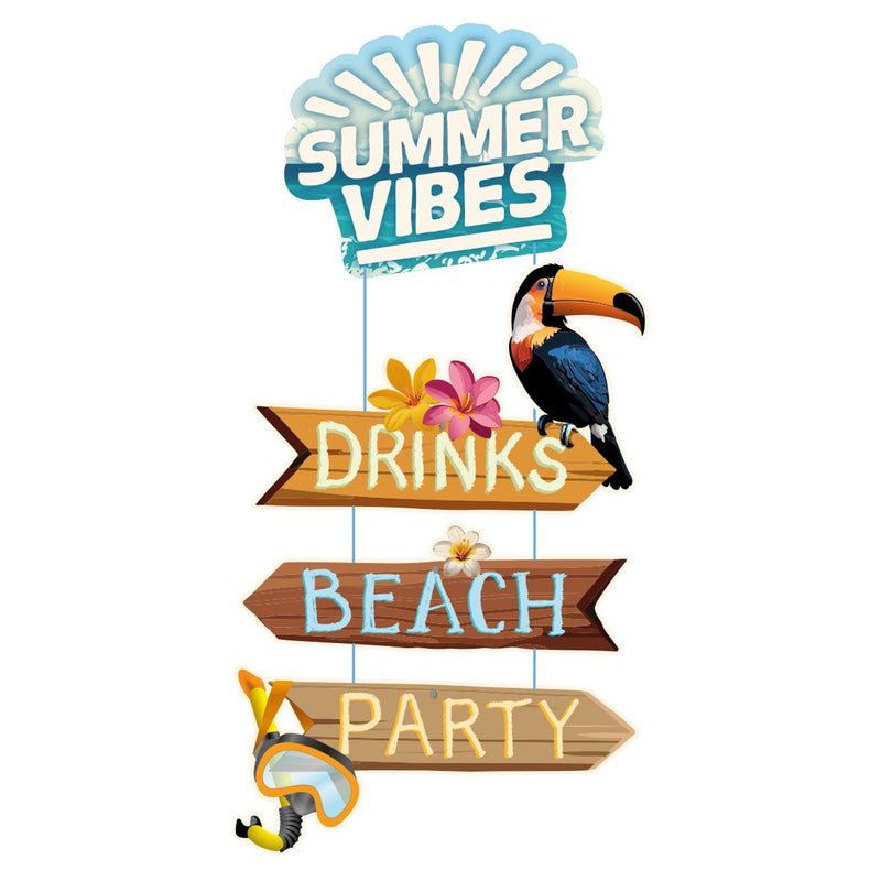 Deurdecoratie - Summer vibes