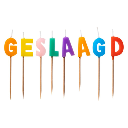 Feestkaarsjes - Geslaagd