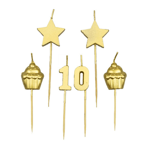 Feesttaartkaarsjes - 10 jaar