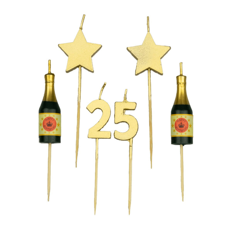 Feesttaartkaarsjes - 25 jaar