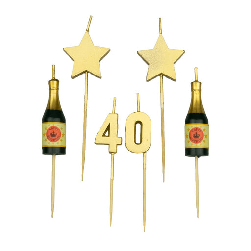 Feesttaartkaarsjes - 40 jaar