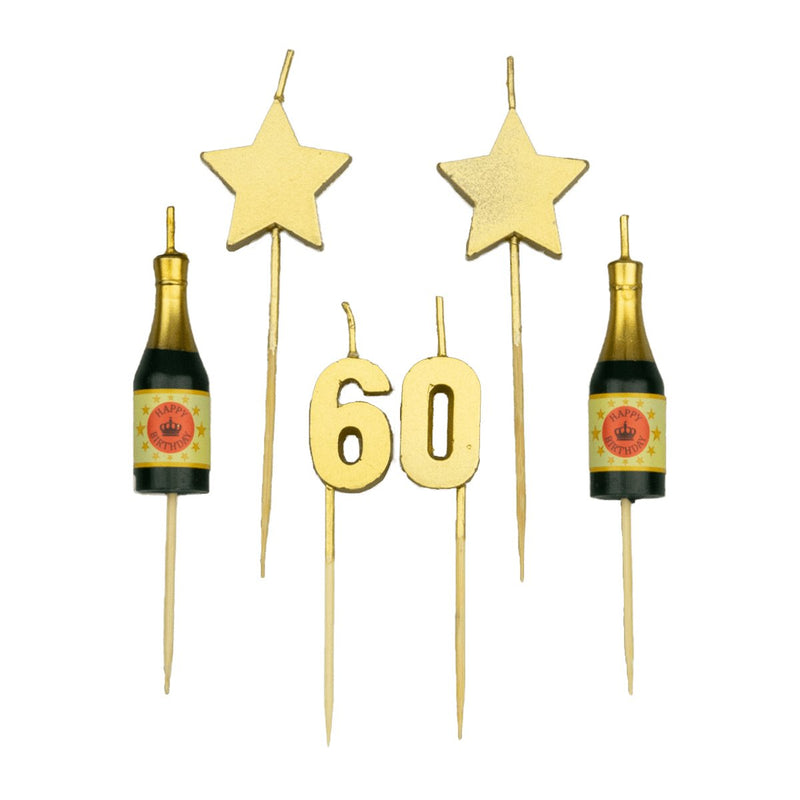Feesttaartkaarsjes - 60 jaar