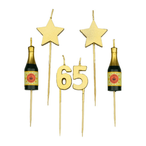 Feesttaartkaarsjes - 65 jaar