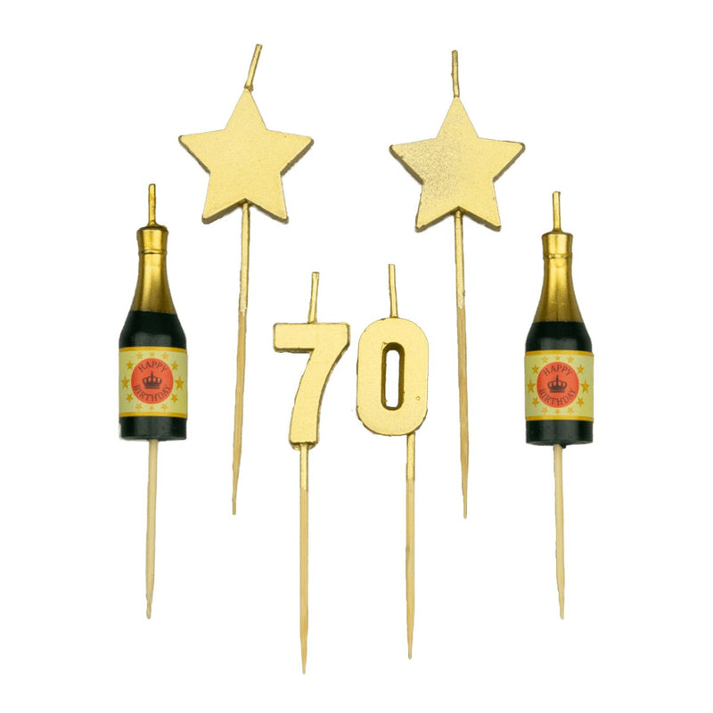 Feesttaartkaarsjes - 70 jaar