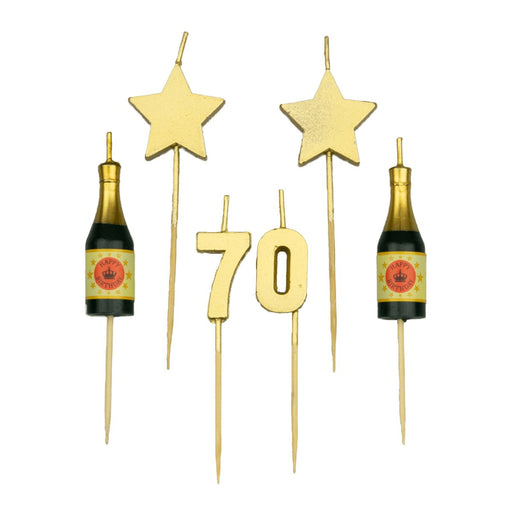 Feesttaartkaarsjes - 70 jaar