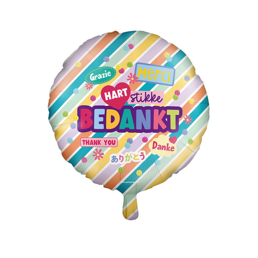 Folieballon - Bedankt
