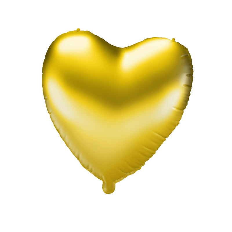 Folieballon - Heart goud