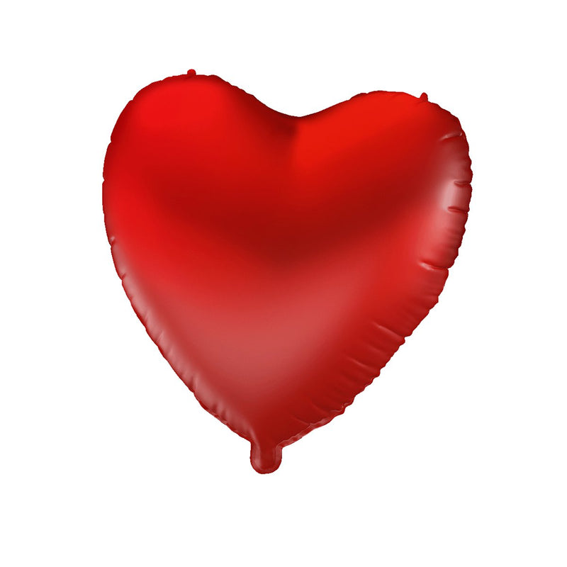 Folieballon - Heart rood