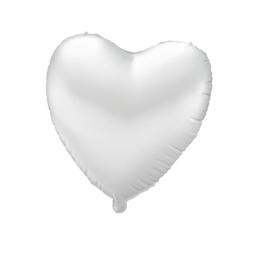 Folieballon - Heart wit