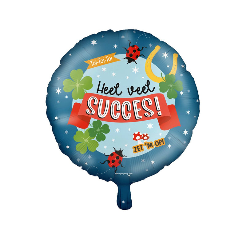 Folieballon - Heel veel succes