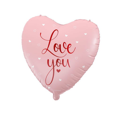 Folieballon - Love you roze