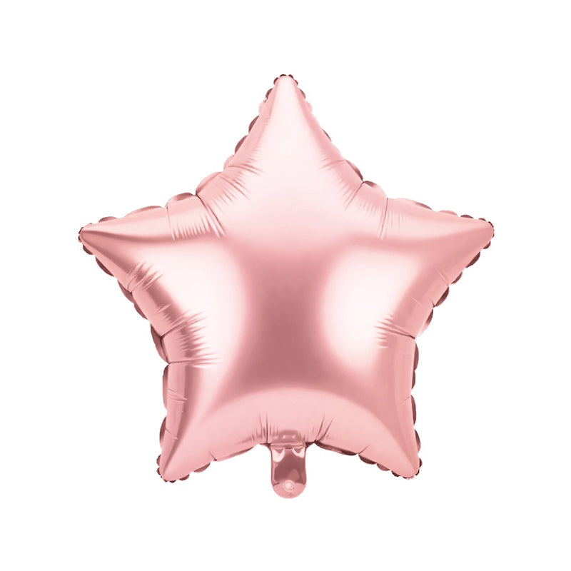 Folieballon - Star roségoud