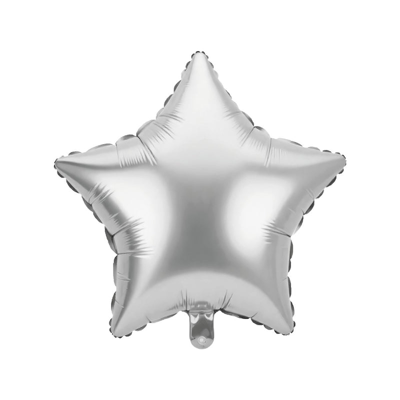 Folieballon - Star zilver