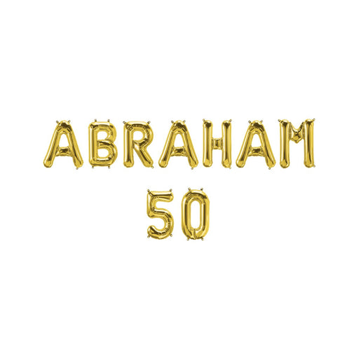 Folieballonnenset - Abraham 50