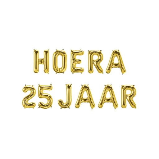 Folieballonnenset - Hoera 25 jaar