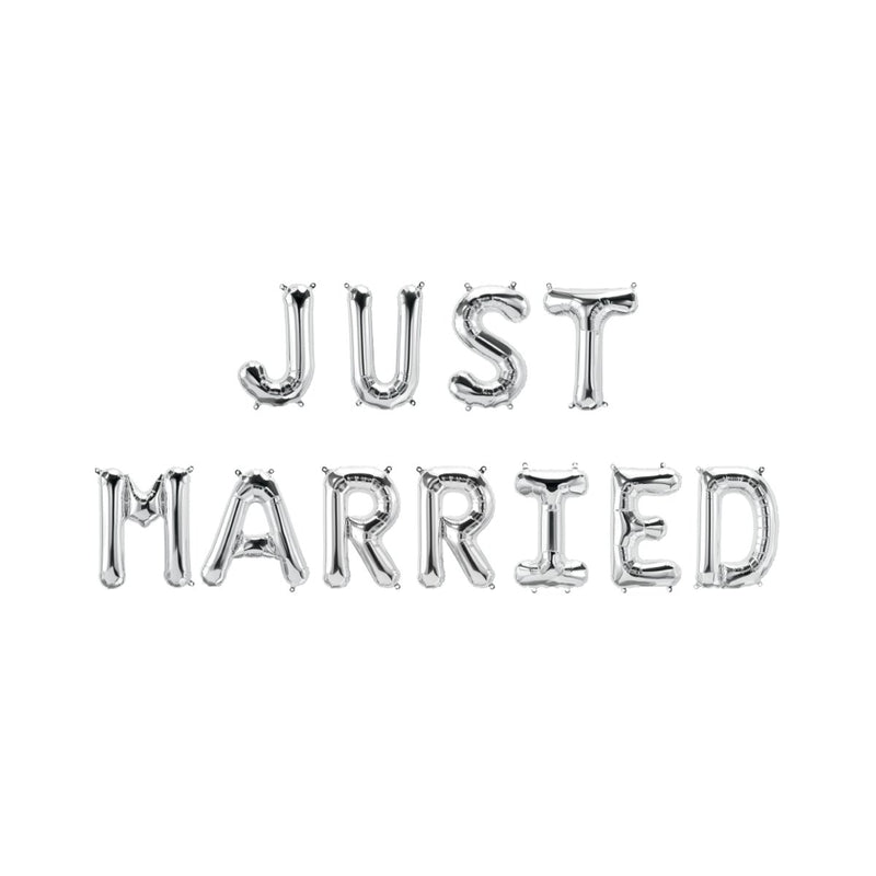 Folieballonnenset - Just married