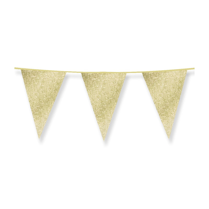 Glittervlaggen 20 x 30 cm - goud