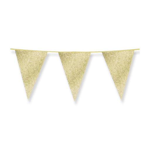 Glittervlaggen 20 x 30 cm - goud