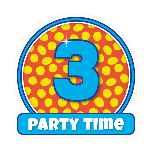 Happy decoratiebord - 3 jaar